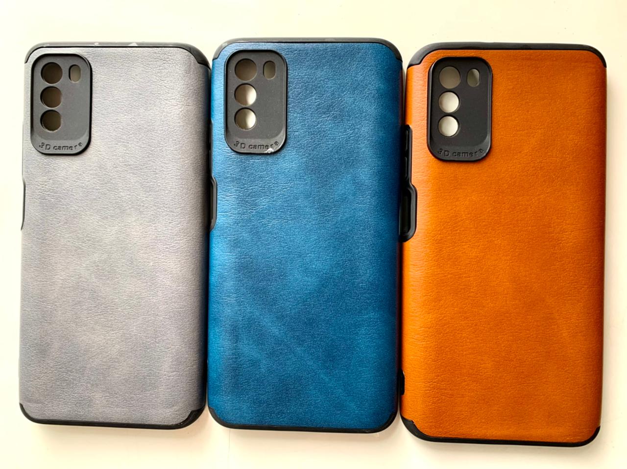 Capa Couro Xiaomi Poco M3 - Capinhas para Celular - Central - unidade    Cod. CP Couro Xiaomi Poco M3
